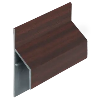 Keralit Trim / kraal aansluitprofiel 17 mm - Mahonie