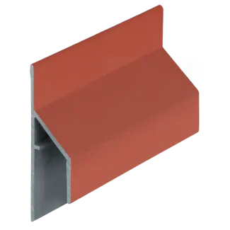 Keralit Trim / kraal aansluitprofiel 17 mm - Steenrood