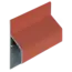 Keralit Trim / kraal aansluitprofiel 17 mm - Steenrood (1 x 600 cm)