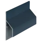 Keralit Trim / kraal aansluitprofiel 17 mm - Staalblauw