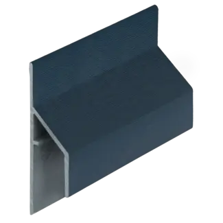 Keralit Trim / kraal aansluitprofiel 17 mm - Staalblauw