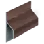 Keralit Trim / kraal aansluitprofiel 17 mm - Bruin eiken (1 x 600 cm)