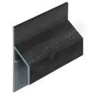 Keralit Trim / kraal aansluitprofiel 17 mm - Zwart eiken