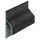 Keralit Trim / kraal aansluitprofiel 17 mm - Zwart eiken (1 x 600 cm)