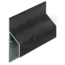 Keralit Trim / kraal aansluitprofiel 17 mm - Zwart eiken (1 x 600 cm)