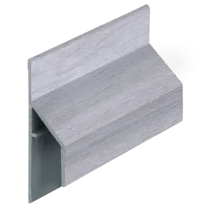 Keralit Trim / kraal aansluitprofiel 17 mm - Wit eiken (1 x 600 cm)