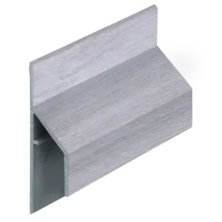 Keralit Trim / kraal aansluitprofiel 17 mm - Wit eiken