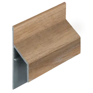Keralit Trim / kraal aansluitprofiel 17 mm - Natuur eiken