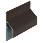Keralit Trim / kraal aansluitprofiel 17 mm - Donkerbruin