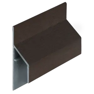 Keralit Trim / kraal aansluitprofiel 17 mm - Donkerbruin (1 x 600 cm)