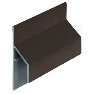 Keralit Trim / kraal aansluitprofiel 17 mm - Donkerbruin