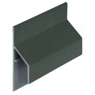Keralit Trim / kraal aansluitprofiel 17 mm - Donkergroen