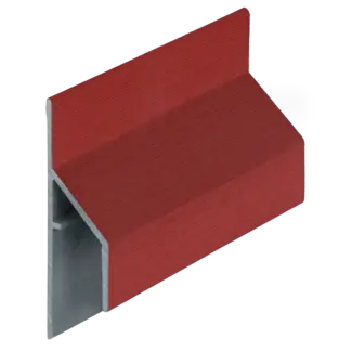 Keralit Trim / kraal aansluitprofiel 17 mm - Rood