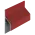 Keralit Trim / kraal aansluitprofiel 17 mm - Rood