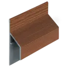 Keralit Trim / kraal aansluitprofiel 17 mm - Bruin redceder