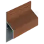 Keralit Trim / kraal aansluitprofiel 17 mm - Bruin redceder (1 x 600 cm)