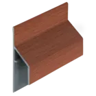 Keralit Trim / kraal aansluitprofiel 17 mm - Californian redwood