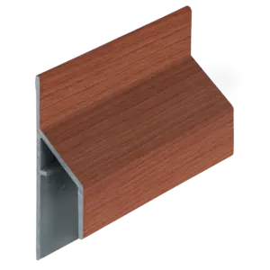 Keralit Trim / kraal aansluitprofiel 17 mm - Californian redwood (1 x 600 cm)