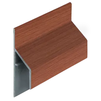 Keralit Trim / kraal aansluitprofiel 17 mm - Californian redwood