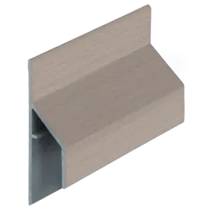Keralit Trim / kraal aansluitprofiel 17 mm - Vergrijsd ceder (1 x 600 cm)