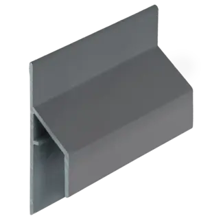 Keralit Trim / kraal aansluitprofiel 17 mm - Dustgrey