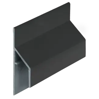 Keralit Trim / kraal aansluitprofiel 17 mm - Nightblack