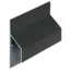 Keralit Trim / kraal aansluitprofiel 17 mm - Nightblack (1 x 600 cm)