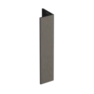 Keralit Verlengd eindprofiel 17x44 mm - Bruingrijs (1 x 400 cm)