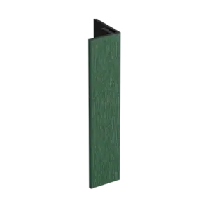 Keralit Verlengd eindprofiel 17x44 mm - Mosgroen (1 x 400 cm)