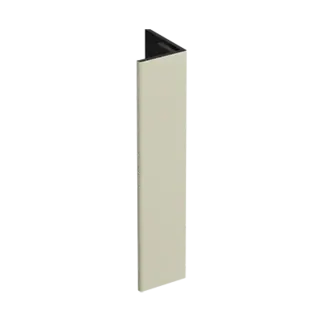 Keralit Verlengd eindprofiel 17x44 mm - Licht ivoor