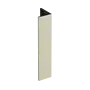 Keralit Verlengd eindprofiel 17x44 mm - Licht ivoor