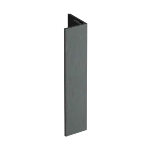 Keralit Verlengd eindprofiel 17x44 mm - Basaltgrijs (1 x 400 cm)