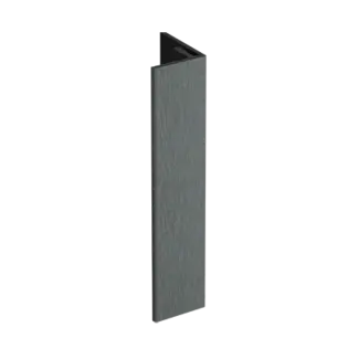 Keralit Verlengd eindprofiel 17x44 mm - Basaltgrijs