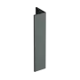 Keralit Verlengd eindprofiel 17x44 mm - Basaltgrijs
