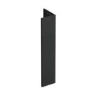 Keralit Verlengd eindprofiel 17x44 mm - Zwartgrijs