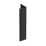 Keralit Verlengd eindprofiel 17x44 mm - Zwartgrijs (1 x 400 cm)