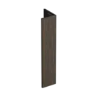 Keralit Verlengd eindprofiel 17x44 mm - Donker eiken