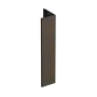 Keralit Verlengd eindprofiel 17x44 mm - Donker eiken (1 x 400 cm)