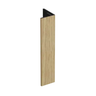 Keralit Verlengd eindprofiel 17x44 mm - Licht eiken