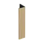 Keralit Verlengd eindprofiel 17x44 mm - Licht eiken (1 x 400 cm)