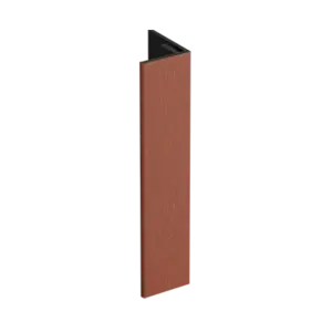 Keralit Verlengd eindprofiel 17x44 mm - Steenrood (1 x 400 cm)