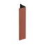Keralit Verlengd eindprofiel 17x44 mm - Steenrood (1 x 400 cm)