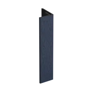 Keralit Verlengd eindprofiel 17x44 mm - Staalblauw (1 x 400 cm)
