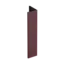 Keralit Verlengd eindprofiel 17x44 mm - Wijnrood (1 x 400 cm)