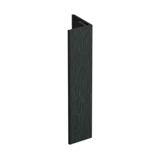 Keralit Verlengd eindprofiel 17x44 mm - Monumentengroen
