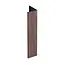 Keralit Verlengd eindprofiel 17x44 mm - Bruin eiken