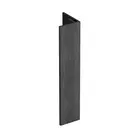 Keralit Verlengd eindprofiel 17x44 mm - Zwart eiken