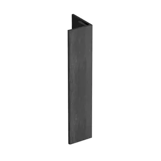Keralit Verlengd eindprofiel 17x44 mm - Zwart eiken