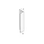 Keralit Verlengd eindprofiel 17x44 mm - Wit eiken (1 x 400 cm)