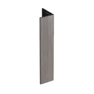 Keralit Verlengd eindprofiel 17x44 mm - Taupe eiken (1 x 400 cm)